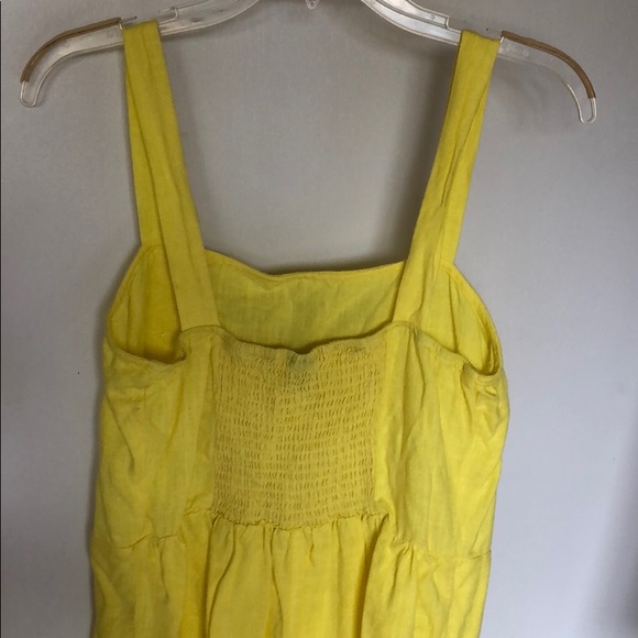 Bright yellow romper. Size small - Picture 8 of 9